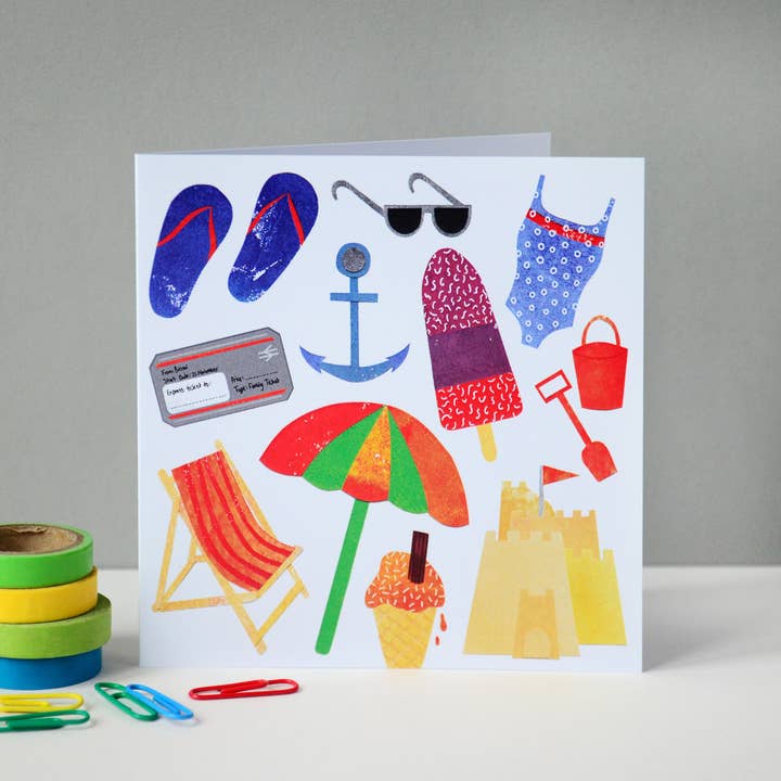 Biglietto estivo per la vendita all'ingrosso da parte di Fiona Clabon Illustration