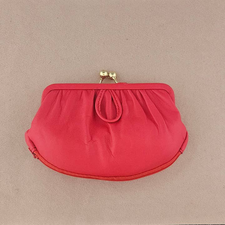 Royal marais – Großhandel Geldbörse – Damen – Runde Geldbörse aus Leder mit Verschluss4