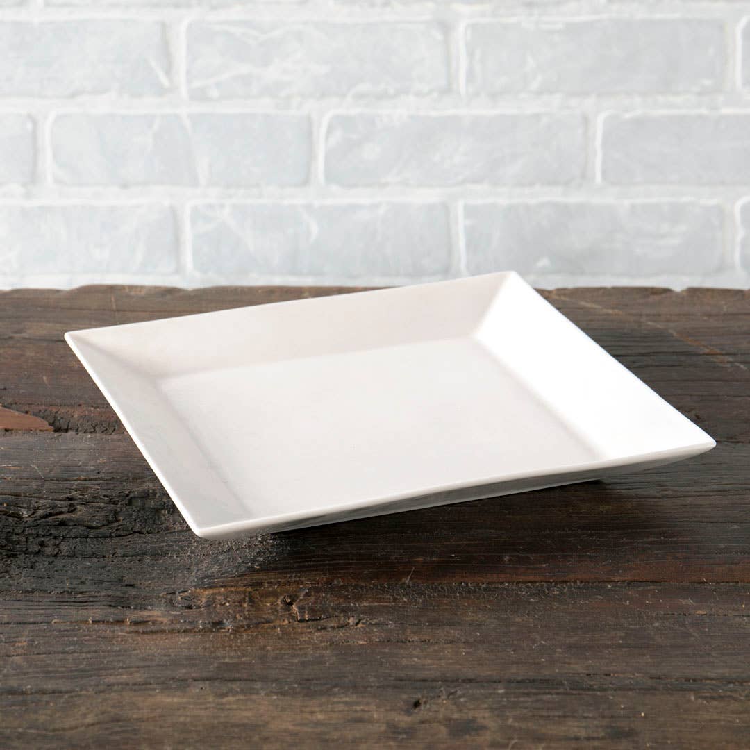 Willow Group - Wholesale Dinner Plate - SQ PORCELAIN PLATE2