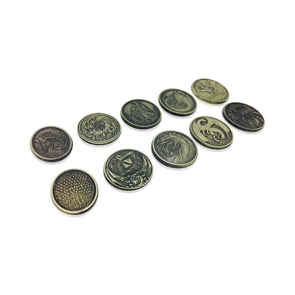 Norse Foundry - Wholesale Keepsake Coin/Token - Adventure Coins - Dragon Metal Coins Set of 101