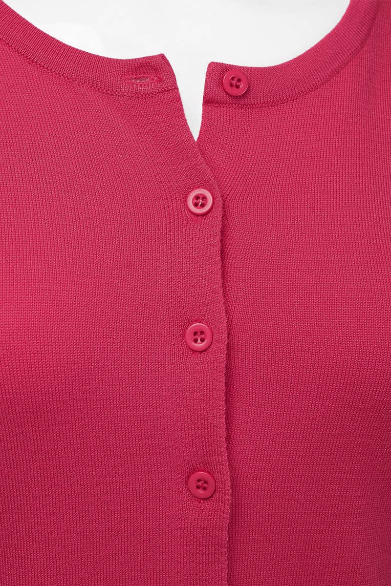 NINEXIS - Vente Cardigan – femme - AWOCAL310_Chandail à manches longues en tricot doux boutonné14