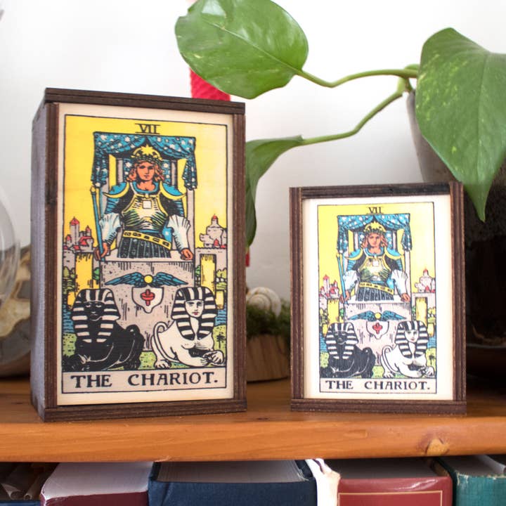 Most Amazing - Vente Boîtes décoratives - Tarot - 7 - Le Chariot Boîte de rangement pleine couleur