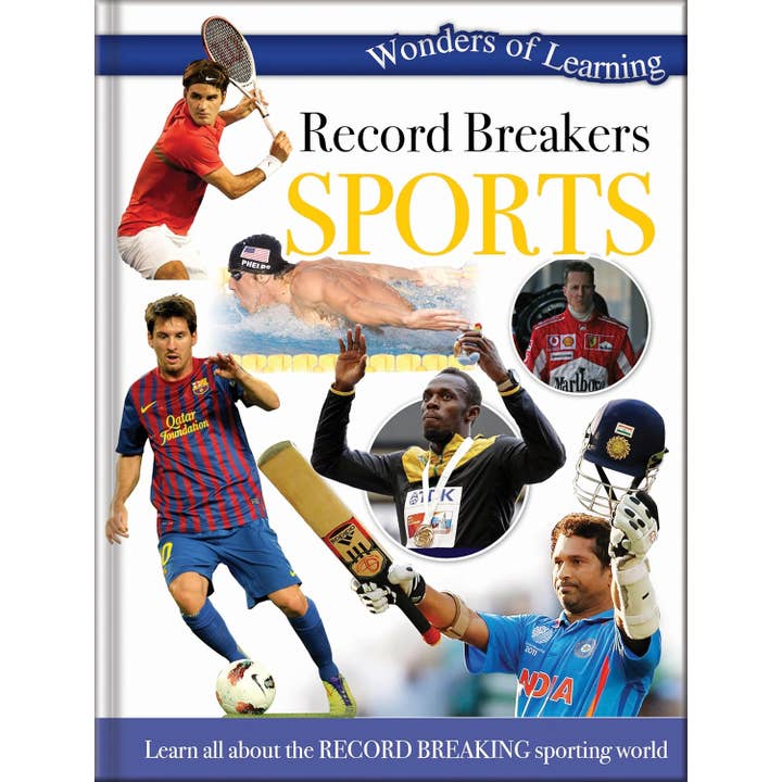 Record Breakers Sports - Children's Reference Book for wholesale by Robert Frederick Ltd