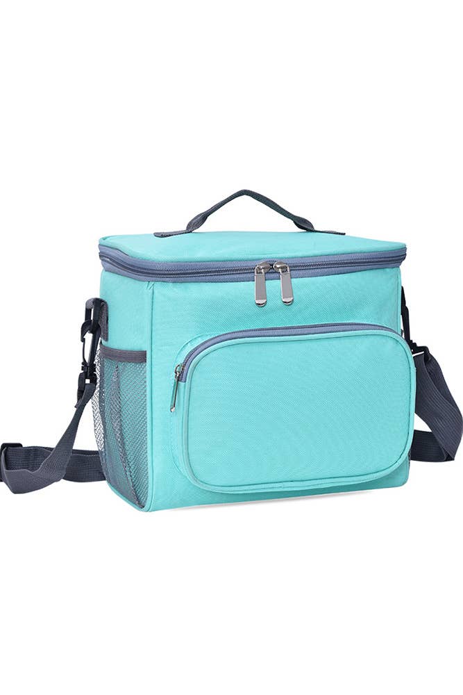 UNISHE - Wholesale Cooler/Cooler Bag - Plain Zipper Closure Pockets Cooler Bag MOQ 3pcs ZZKF8333