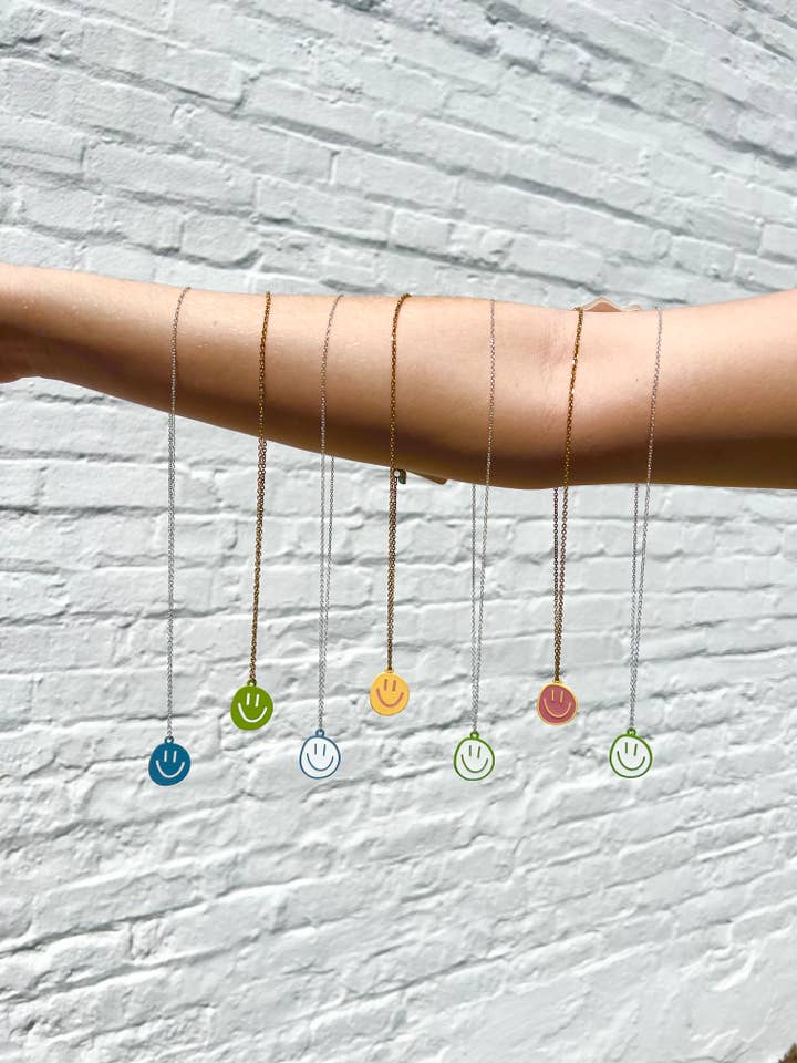 Smiley face Assorted Necklaces for wholesale by Mi Cielo Whole Sale