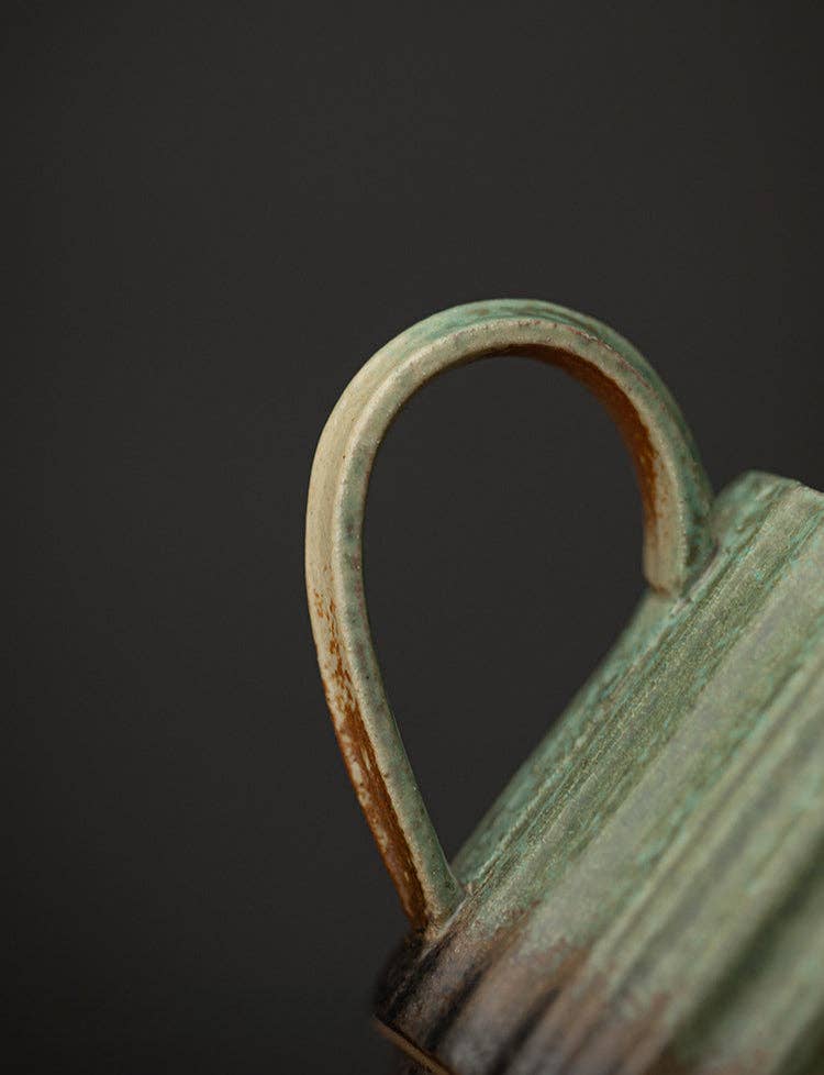 Gohobi （We cover U.S. import duties） - Wholesale Coffee Mug - Gohobi Japanese Style Ceramic Coffee Mug with Saucer Set 00724