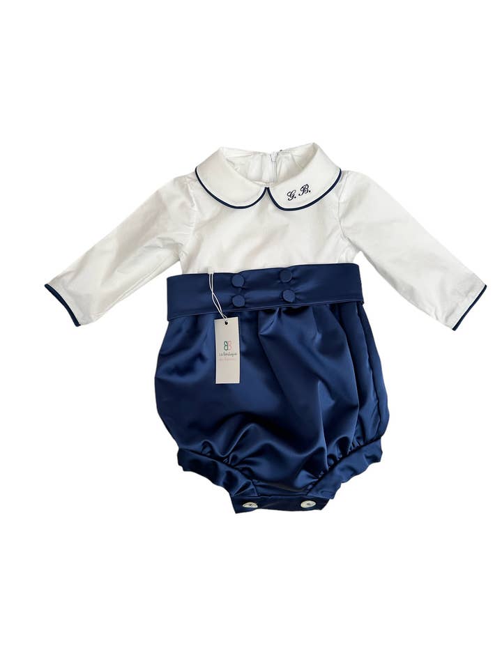 Romper de Seda Bicolor por atacado de La Boutique dei Bambini