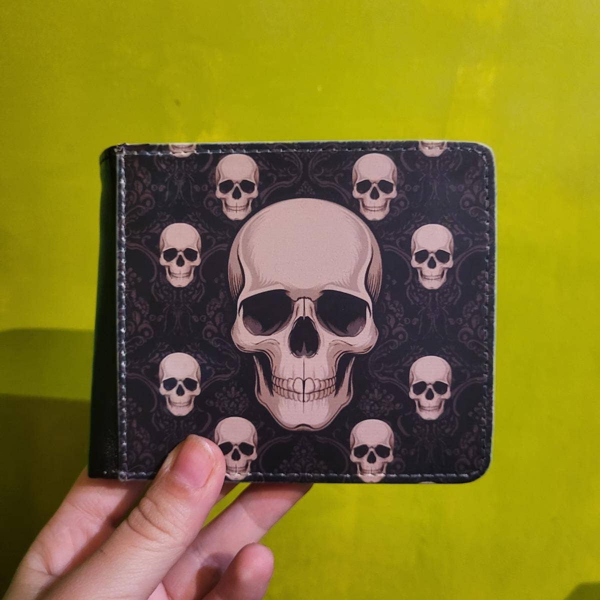 Kutuleras - Wholesale Wallet - Unisex - Black wallet skull0