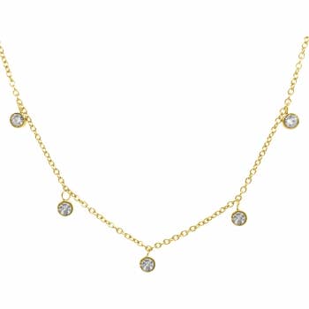 Halskæde med sæt sten guld for engroshandel hos Style Republic - Carsten Maletz