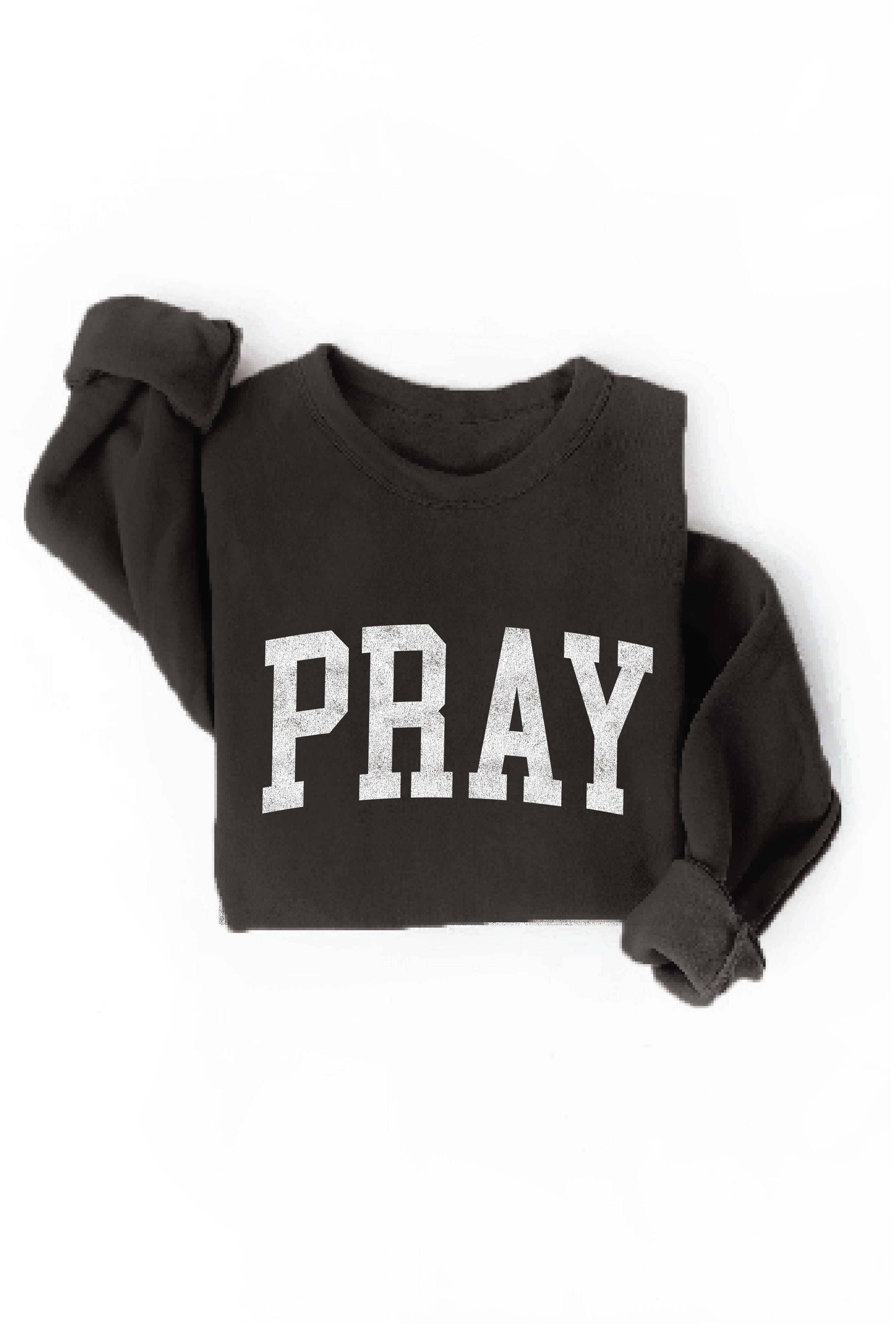 OAT COLLECTIVE - Wholesale Graphic Sweatshirt - Women's - PRAY  Graphic Sweatshirt0