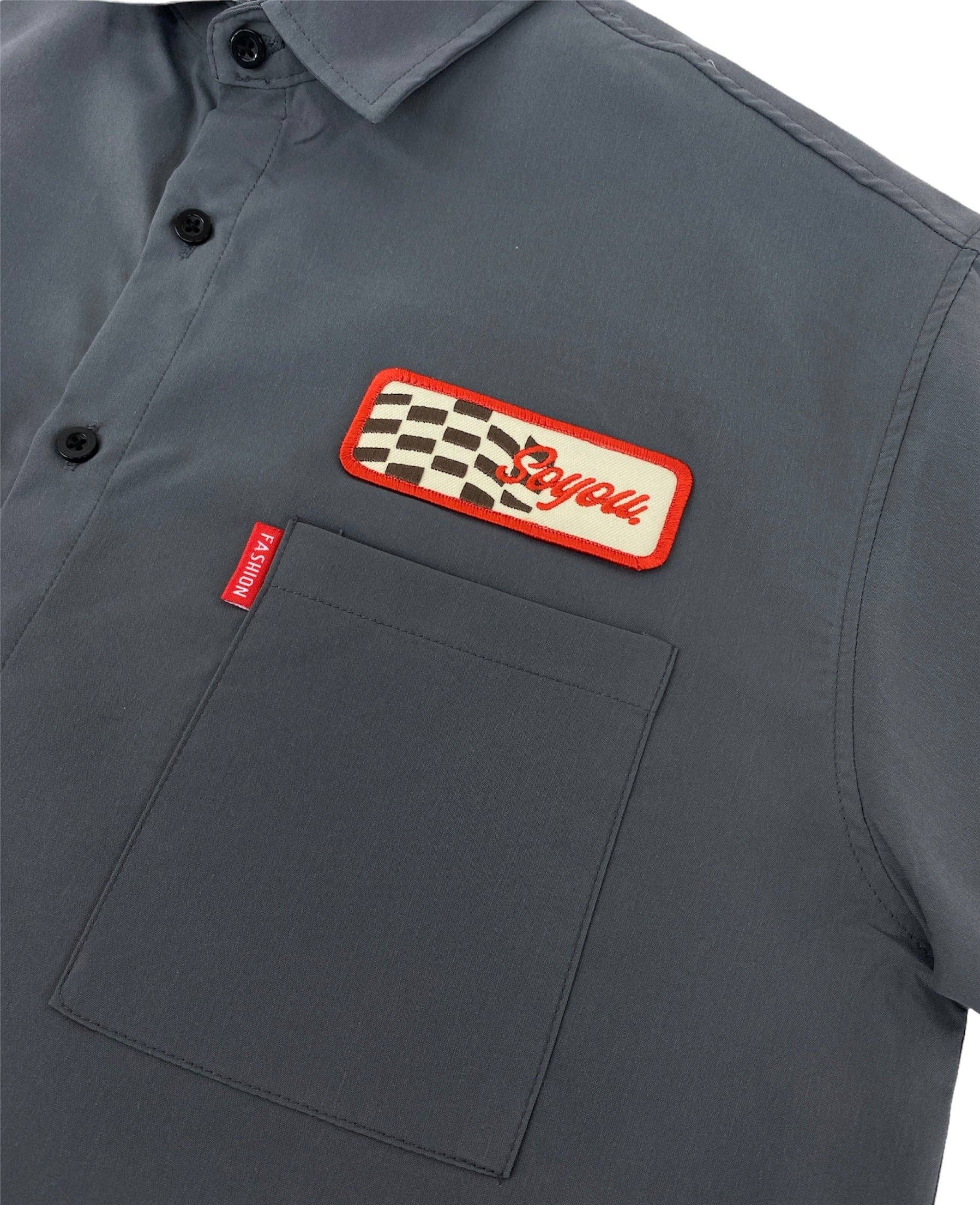 SoYou Clothing – Engroshandel Skjorte med buttondown – Mænd – Derby City knap nede5