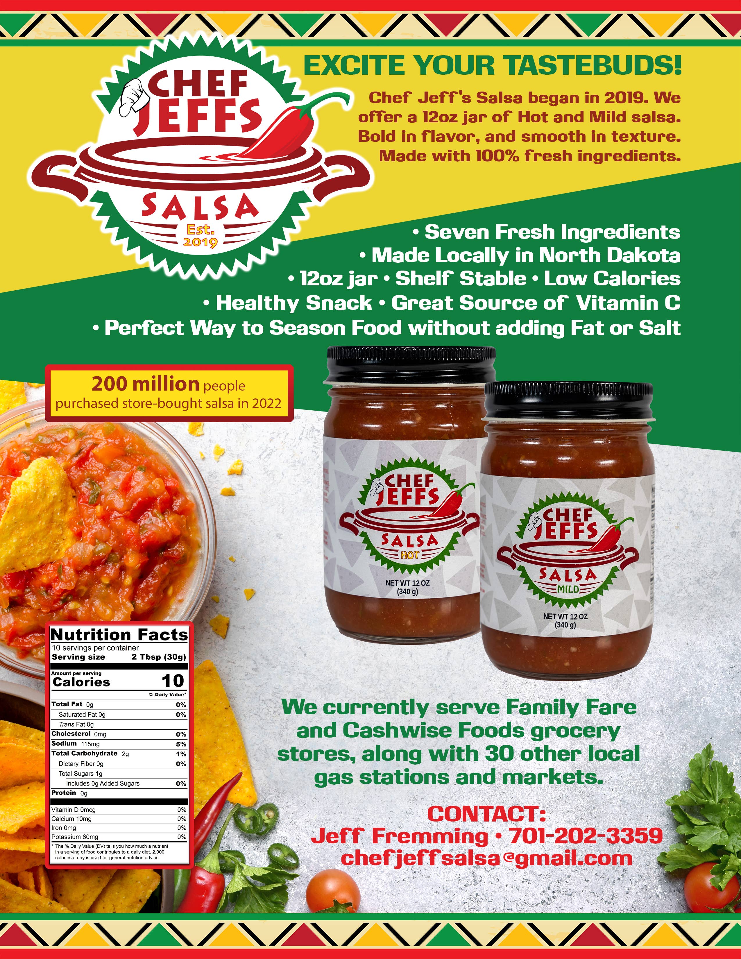 Chef Jeff's Salsa – Großhandel Salsa – Chefkoch Jeffs Salsa1