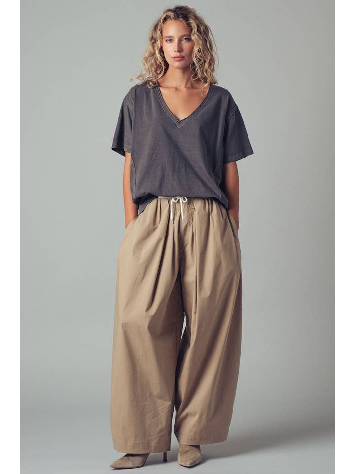 Urban Daizy - Wholesale T-Shirt - Women's - Vintage Wash V-Neck Cotton Tee12