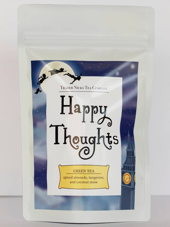 Thé vert aux amandes Happy Thoughts pour la vente par Trader Nicks Tea Company