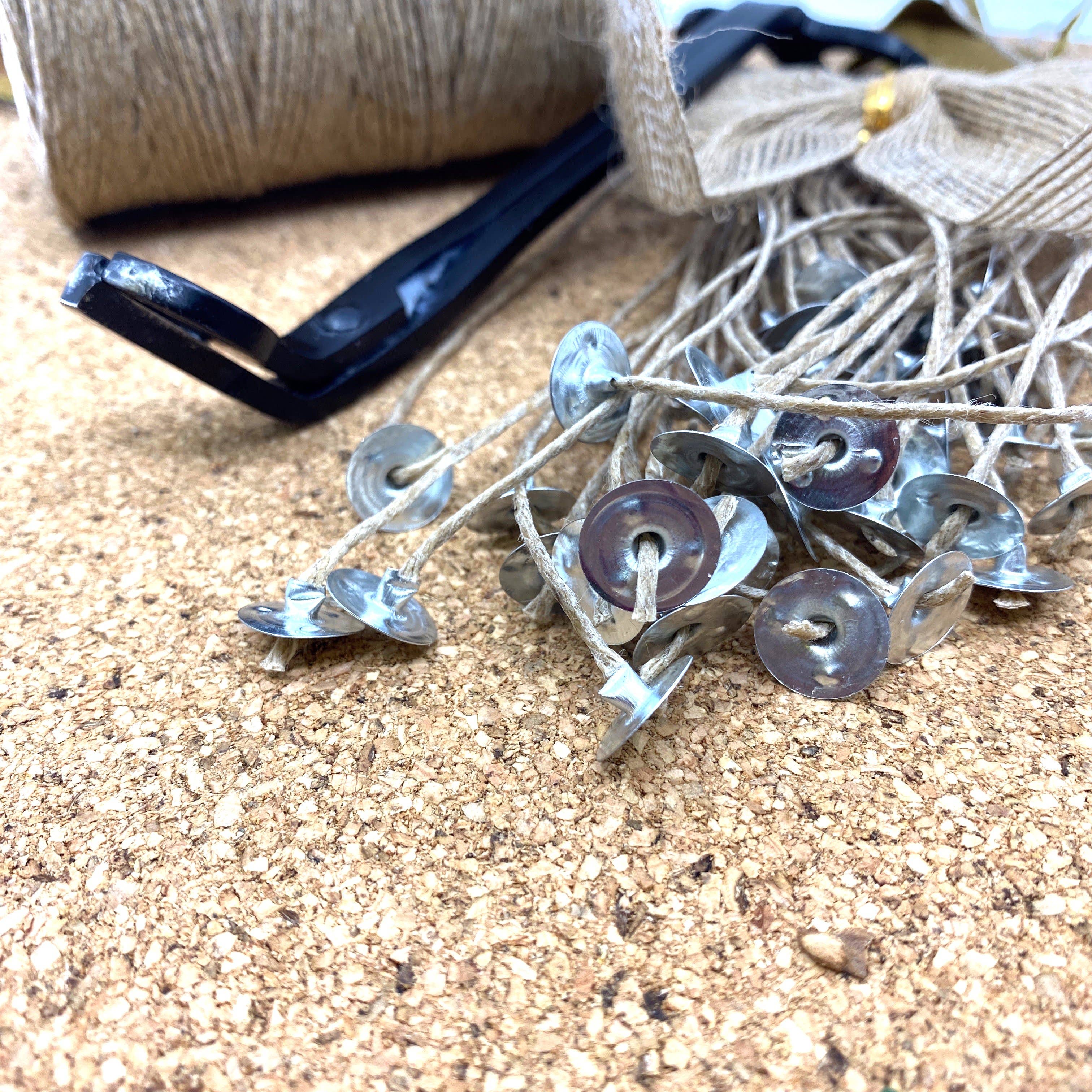 Sunsum Intentional Living - Wholesale Craft Supplies - 6" Tabbed Hemp Wick ( 50 pcs)5