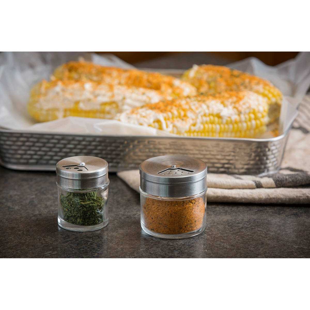 TableCraft Products Company - Wholesale Jar - 1.5 oz Shaker with Rotating Stainless Steel Top2