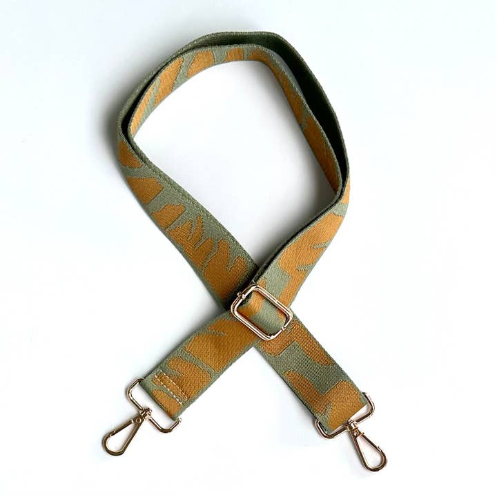 REA Axelremsväska Gitarrband Väska Bälte Senapsgula Löv för wholesale av iconic mi