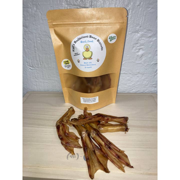 K&K's Bodacious Beer Biscuits - Wholesale Pet Treats - Dog - Duck Feet-Air Dried3
