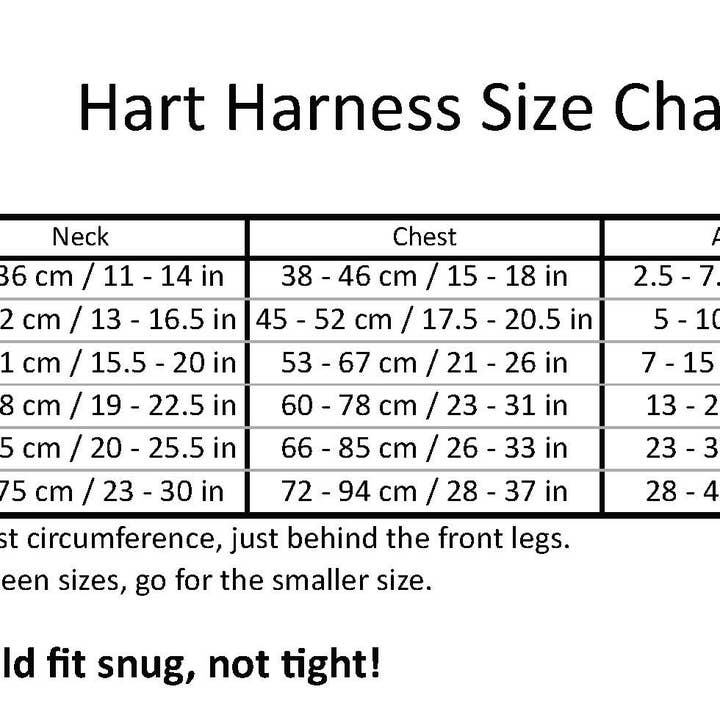 Patenteret Hart Harness Orange for engroshandel hos DOGGY TALES