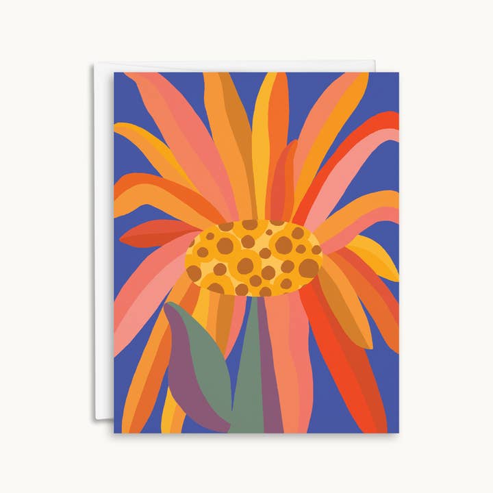 Sunflower Card for wholesale by Salad Bar Studio