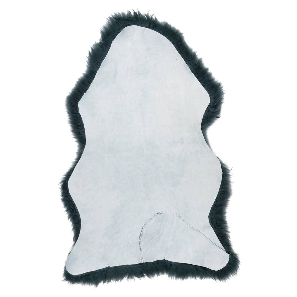Mars & More - Brand of B Living - Wholesale Throw Blanket - New Zealand Sheepskin Dark Grey 80 Cm1