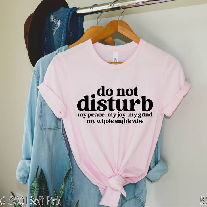 Bama Screens - Wholesale Sublimation Transfer - Do Not Disturb #BS18883