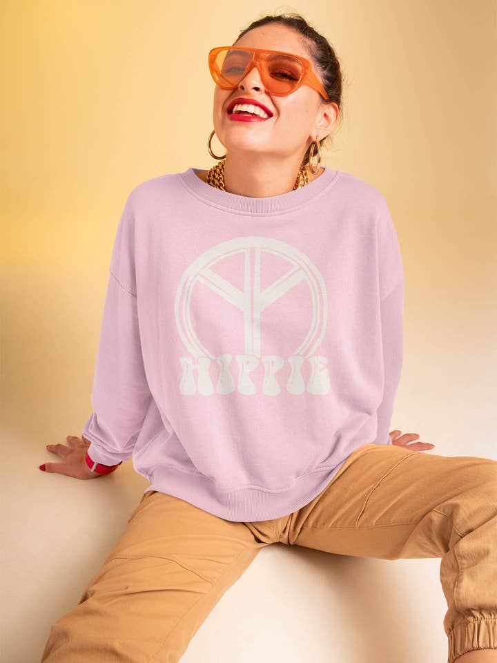 IALD - Wholesale Graphic Sweatshirt - Women's - Women's hippie printed sweatshirt2