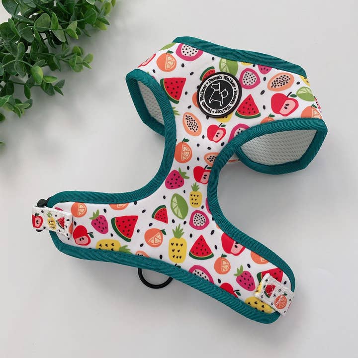 Harnais ajustable — Tropical Passion pour la vente par Pawsh Walker