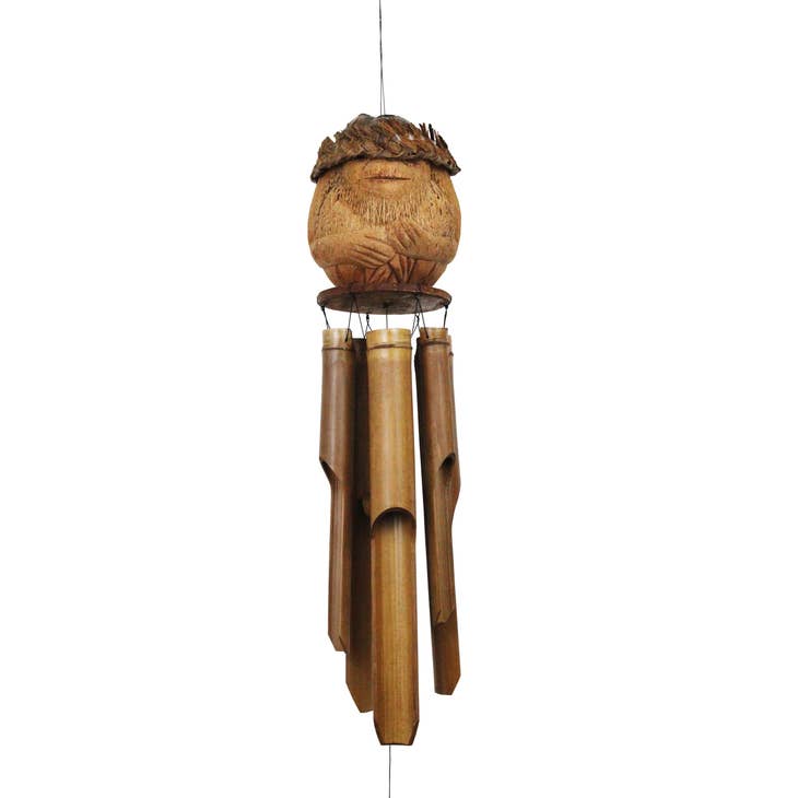 Carillon à vent en bambou tête de singe en vente B2B pour votre