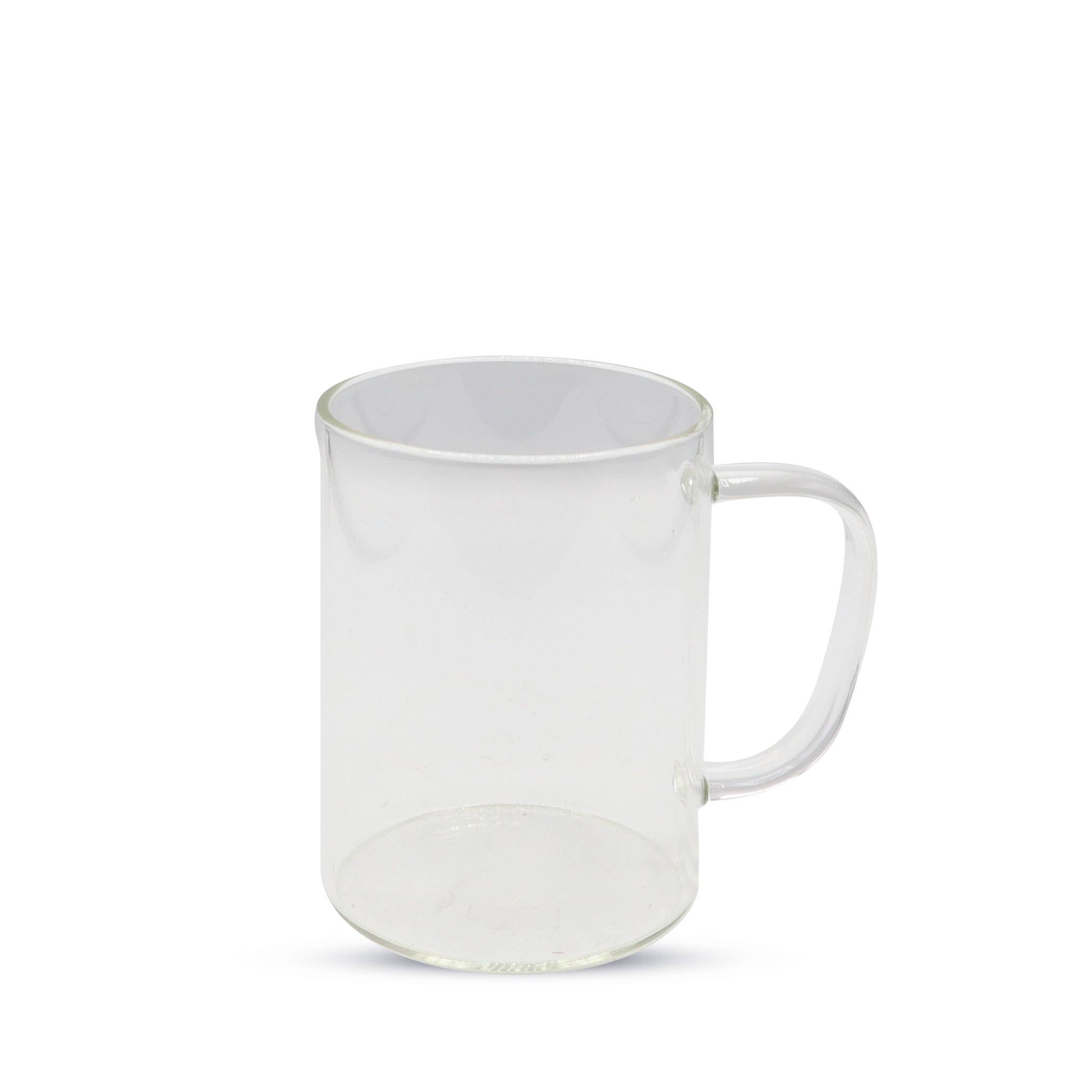 Kupresso - Wholesale Coffee Mug - 15oz Sublimation Glass Camper Mug (Clear) NO BRAND4