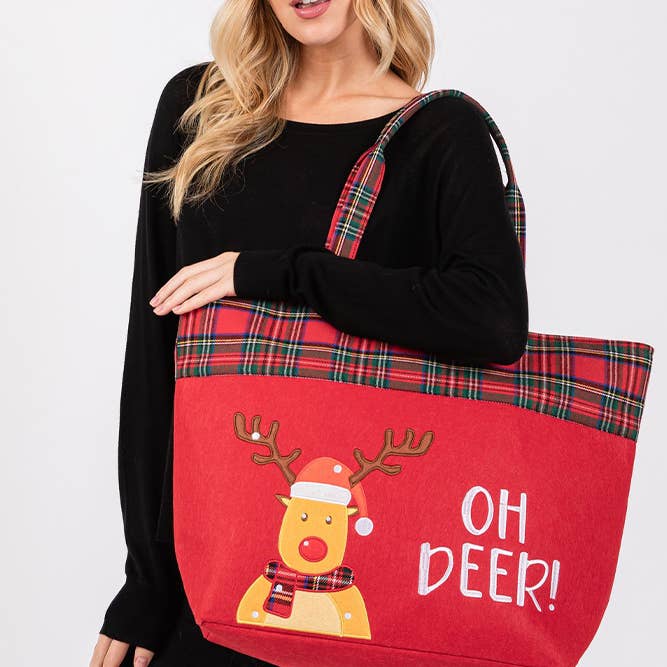 Hana – wholesale Bärkasse - Dam – OH DEER Reindeer julhelgspåse2