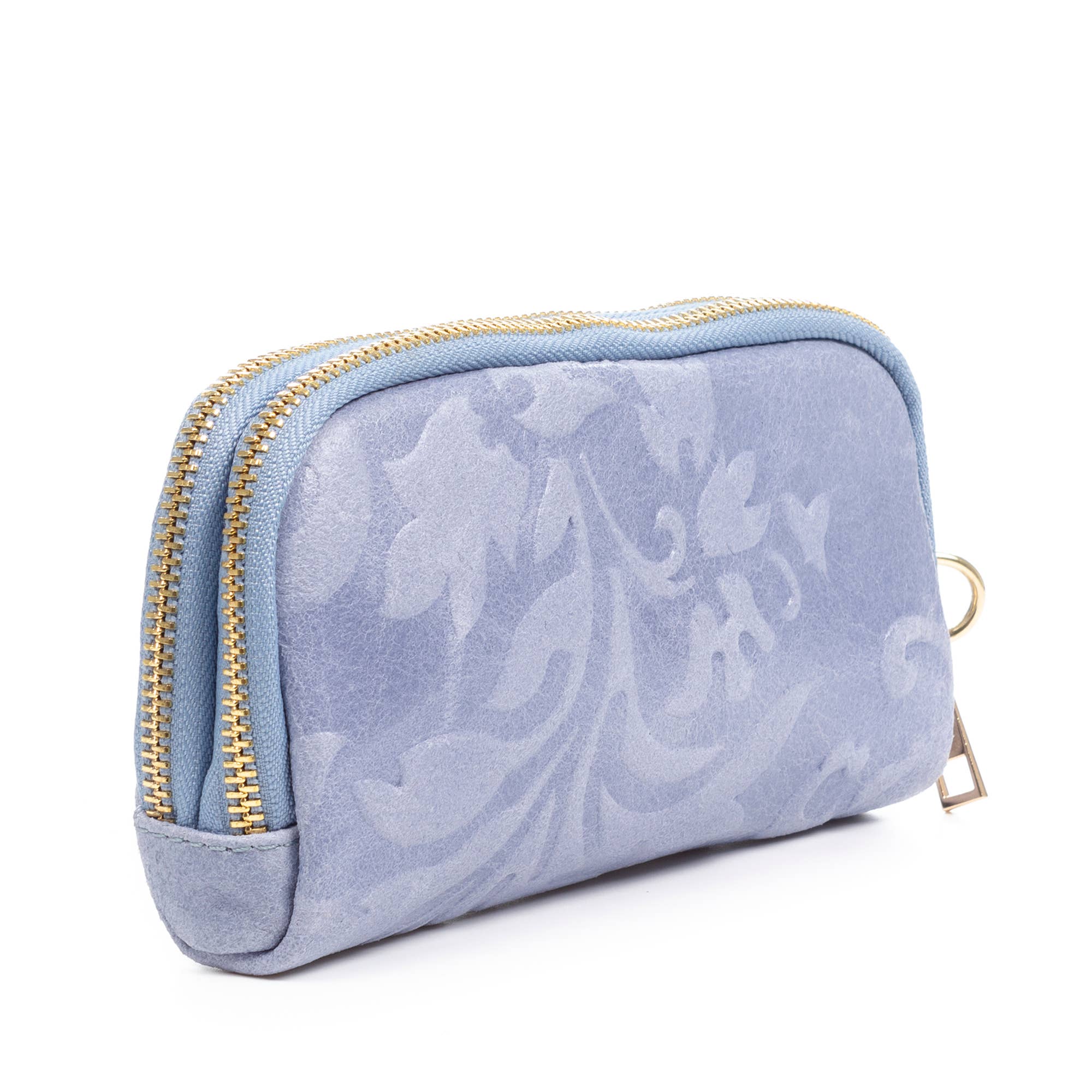 FIRENZE ARTEGIANI – Carteira - Mulher por atacado – Arnara carteira. Pele autêntica camurça com gravação vegetal.9