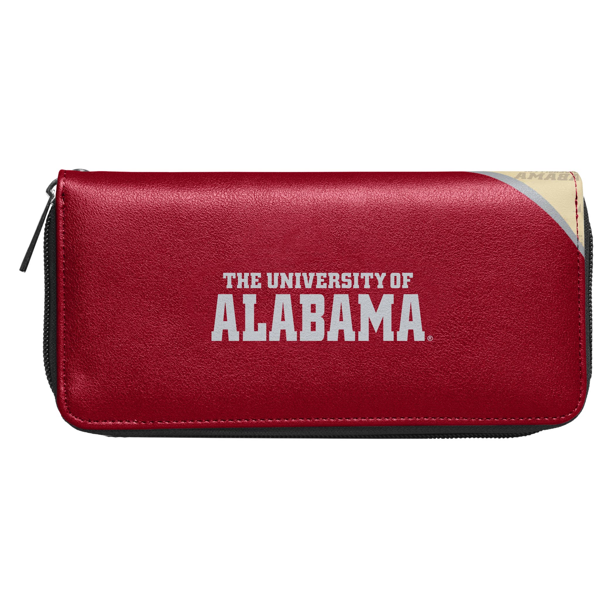 Little Earth Productions - Wholesale Wallet - Women's - NCAA Alabama Crimson Tide Curve Organizer Zip Wallet1