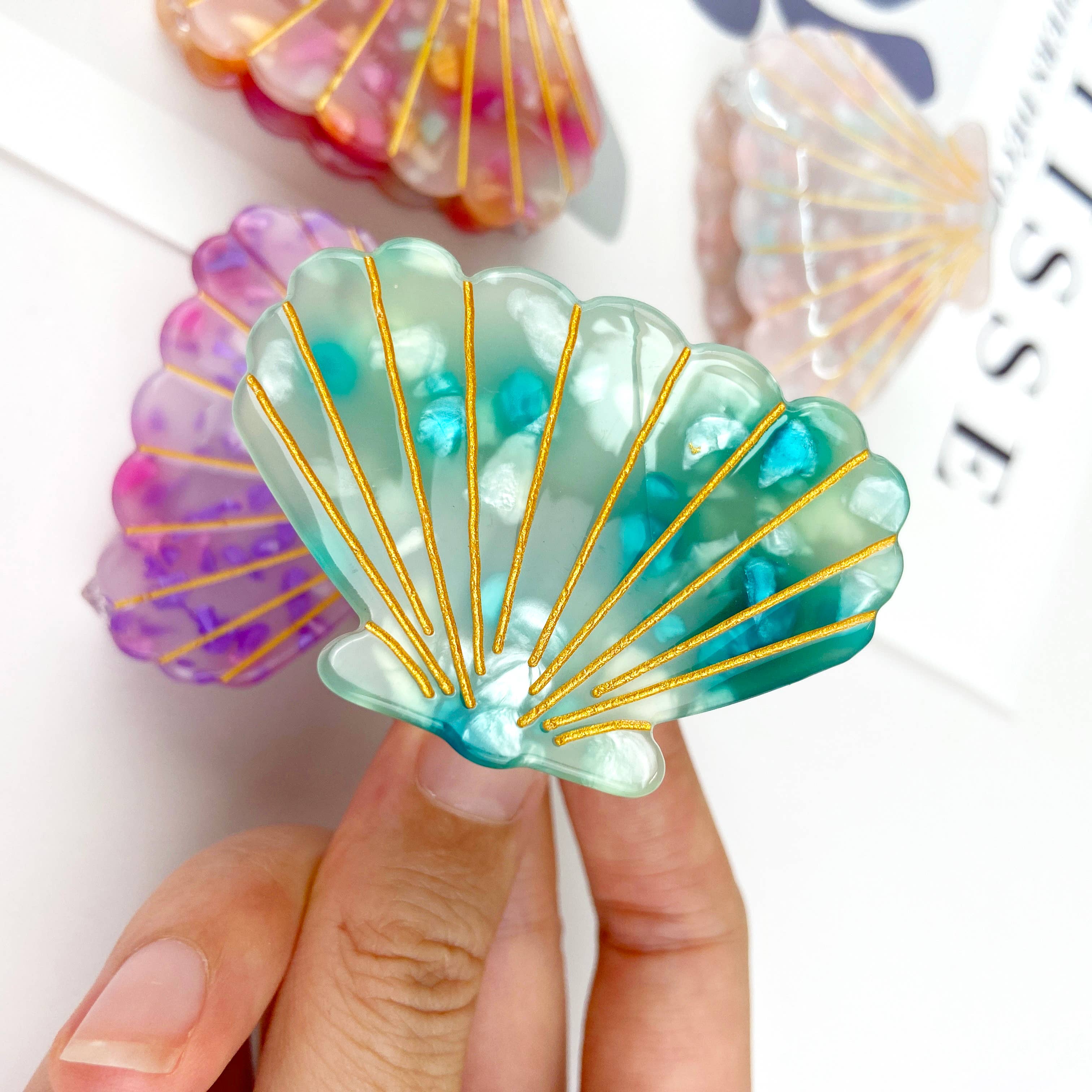 mildstyles - Wholesale Hair Clip - Women's - Scallop hair claw clip4