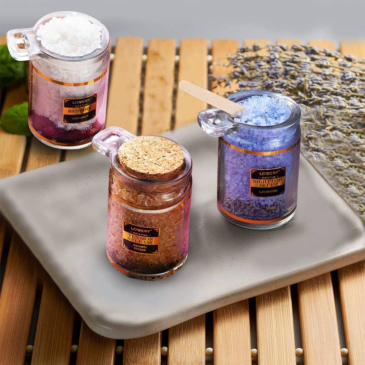 Lovery - Wholesale Bath Salts - Bath Soaks, Relaxing Spa Salt with Essential Oils & Herbs5