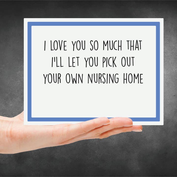 Snarky Card - Parents - I Love You So Much That I’ll Let You for wholesale by Snarky Megs
