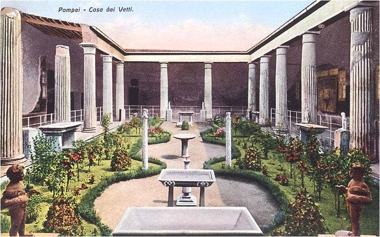 Found Image Press - Wholesale Sticker - Sticker IT-90 Pompeii, House of the Vettii, Italy0