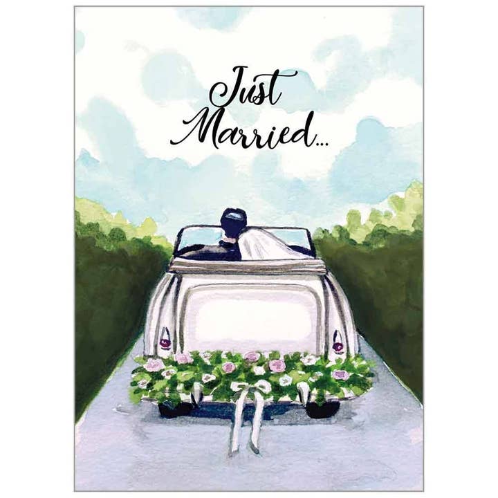 Just Married - Wedding Card for wholesale by Legacy