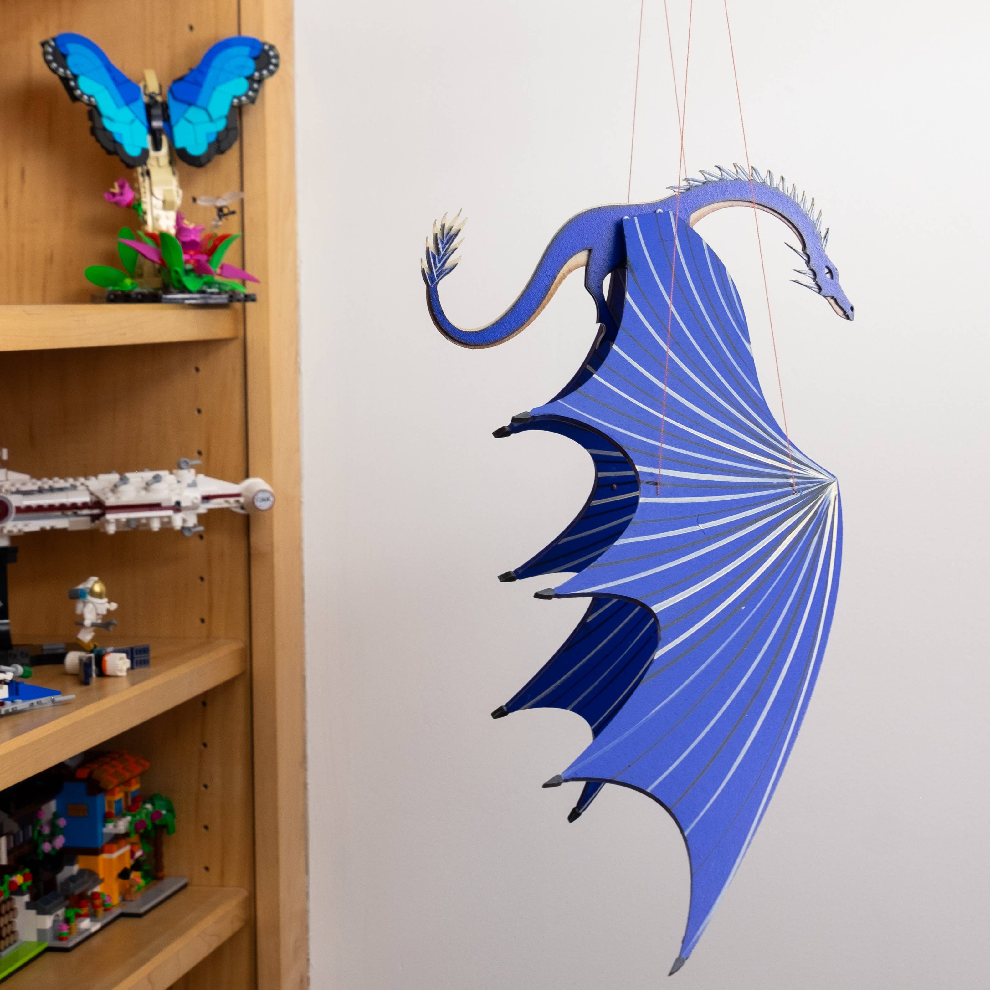 Tulia's Artisan Gallery - Wholesale Mobile - 32" XL Dragon Flying Mobile2