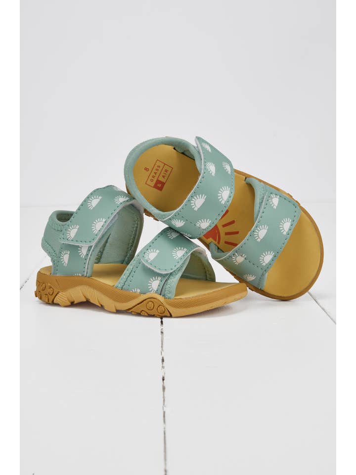 Grass & Air – Engroshandel Sandaler - Børn – Grass & Air Kids Pistacie Farveskiftende sandaler