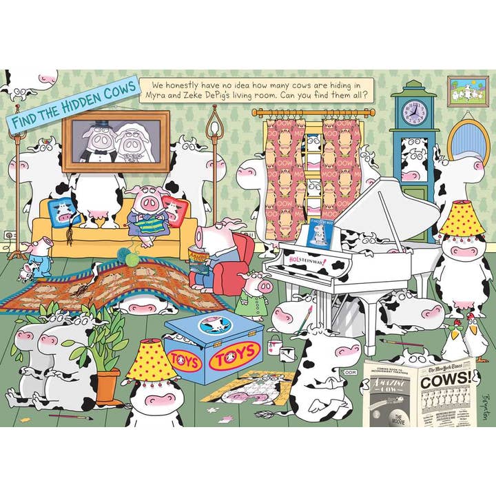 Simon & Schuster - Wholesale Book - Adult - Hidden Cows by Sandra Boynton