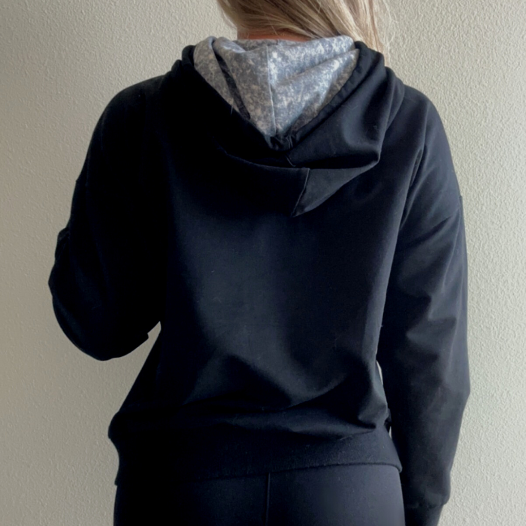 Black cotton Hoodie for wholesale on Faire3