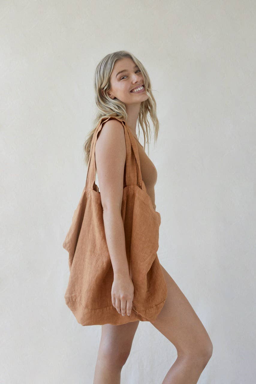 the sept - Wholesale Tote Bag - Women's - The Lua - Linen Bag1