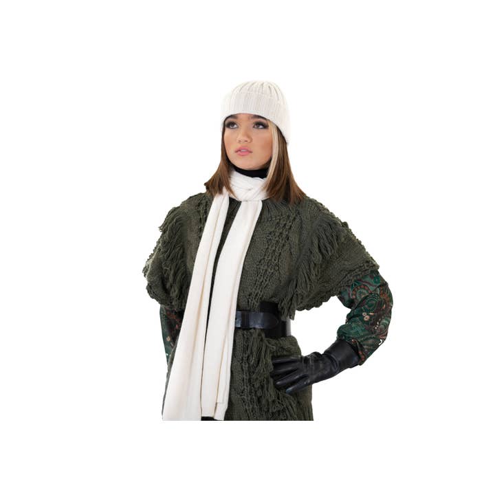 House of Conti Firenze Cashmere Gift Set Scarf & Beanie Hat for wholesale by Creatico
