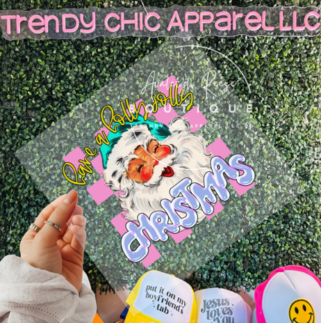Trendy Chic Apparel LLC - Wholesale Sublimation Transfer - Have a Holly Jolly Christmas DTF Transfer0
