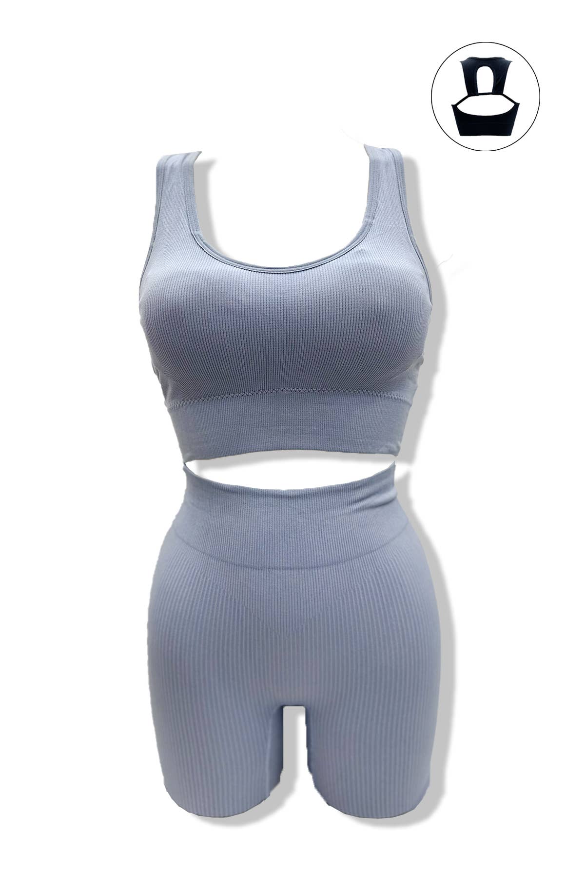 Belle Com'Elle - Wholesale Activewear Set - Women's - Ribbed Sports Set4