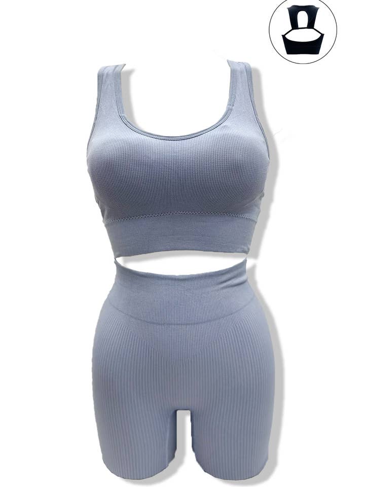 Belle Com'Elle - Wholesale Activewear Set - Women's - Ribbed Sports Set4