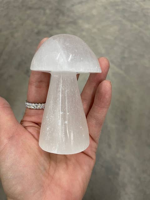 Casablanca Exports - Vendita all'ingrosso Pietra/cristallo spirituale - Fungo di Selenite Lucidato 10 cm1