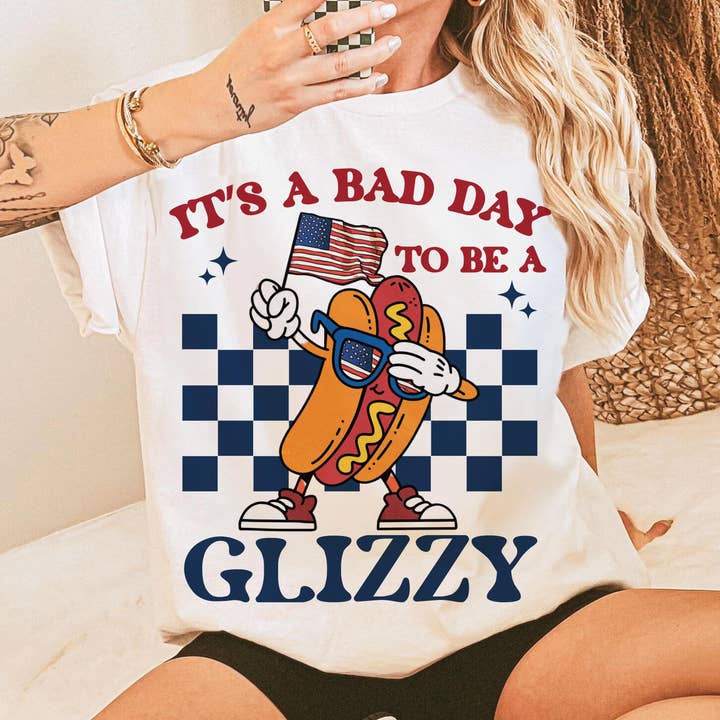 It's A Bad Day To Be A Glizzy T-Shirt, Hot Dog Sweatshirt for wholesale by NVC Ecommerce LLC