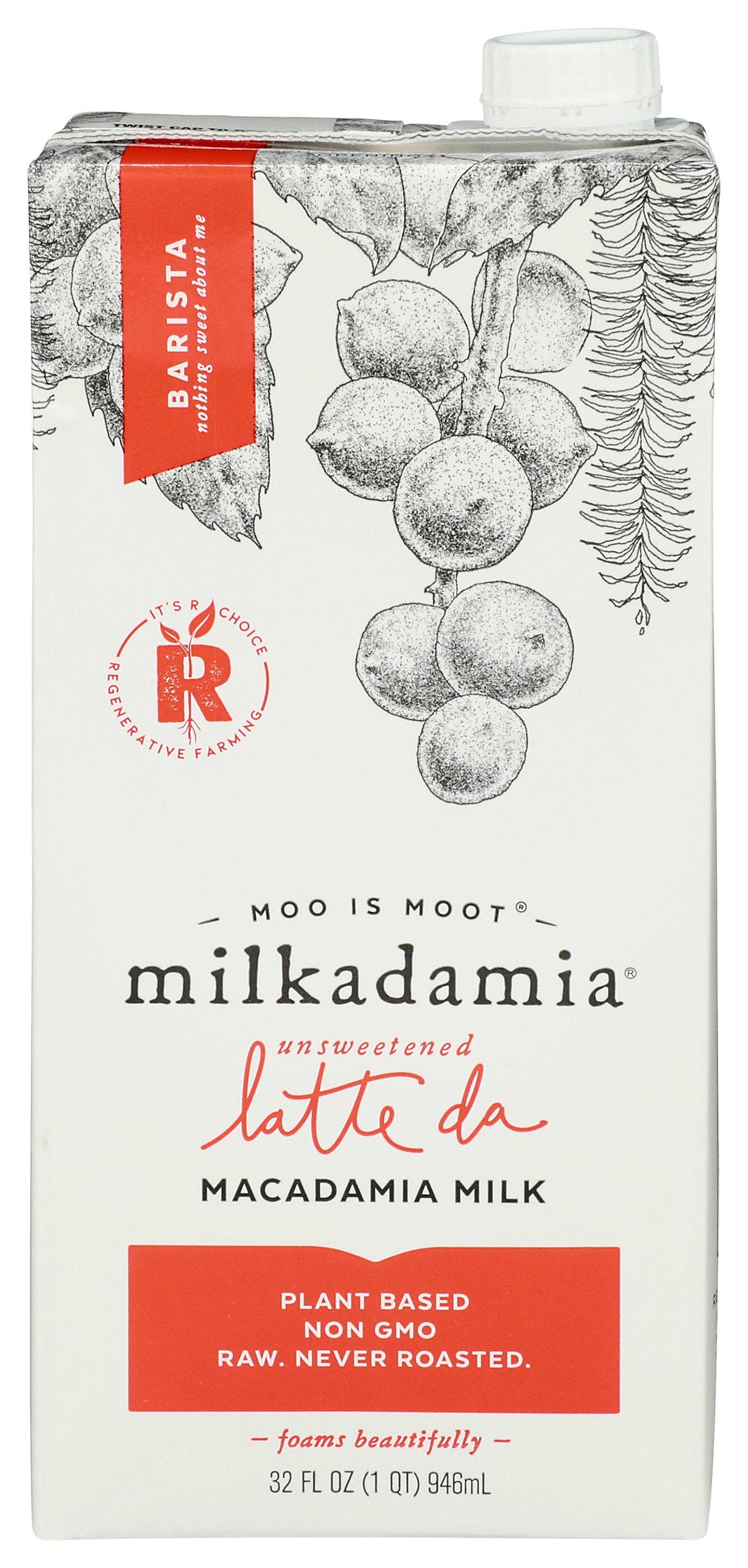 Everyday Supply Co - Wholesale Retailer Sample - Food & Drink - Milkadamia Milk Macdmia Unswt Brsta - Case Of 60